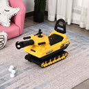 Kids Ride On Shooting Tank - Yellow