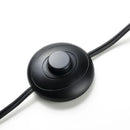 HOMCOM Modern Metal Floor Lamp with Sphere Light 159cm - Black