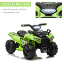 HOMCOM Kids Ride On Car Four Wheeler Quad Bike 6v - Green