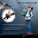 HOMCOM Kids 8km/h Electric Ride On eScooter 120w - Black