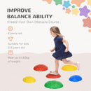ZONEKIZ Balance River Stones w/ Non-Slip Mats for Ages 3-8 Years