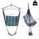 Outsunny Hammock Chair- Yellow/Blue