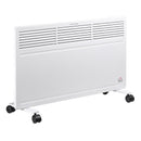 HOMCOM Convector Radiator Heater Freestanding Or Wall-mounted W/ Adjustable Thermostat