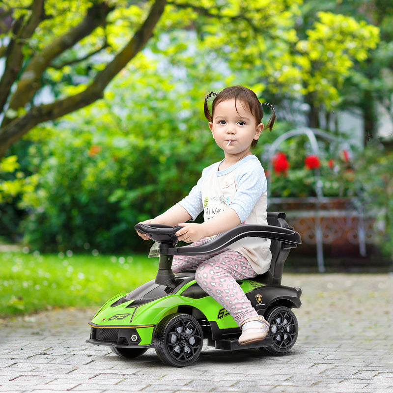 AIYA PLAY Kids Push Ride On Car Lamborghini - Green