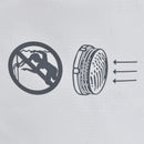 Outsunny Swimming Pool With Steel Frame & Filter 315L X 225W X 75H Cm - Grey