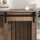 PawHut Dog Crate Furniture with Removable Cushion for Large Dogs - Brown