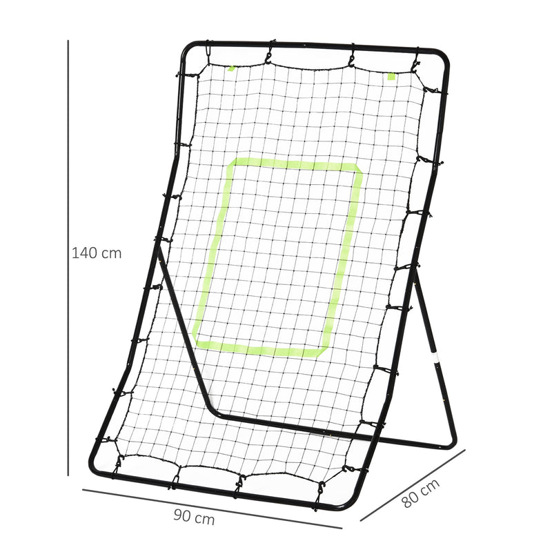 Baseball Training Rebounder Net Black