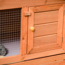 Pawhut Fir Wood Rabbit Hutch