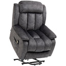 HOMCOM Power Lift Recliner Sofa Chair for Elderly with Remote and Side Pockets