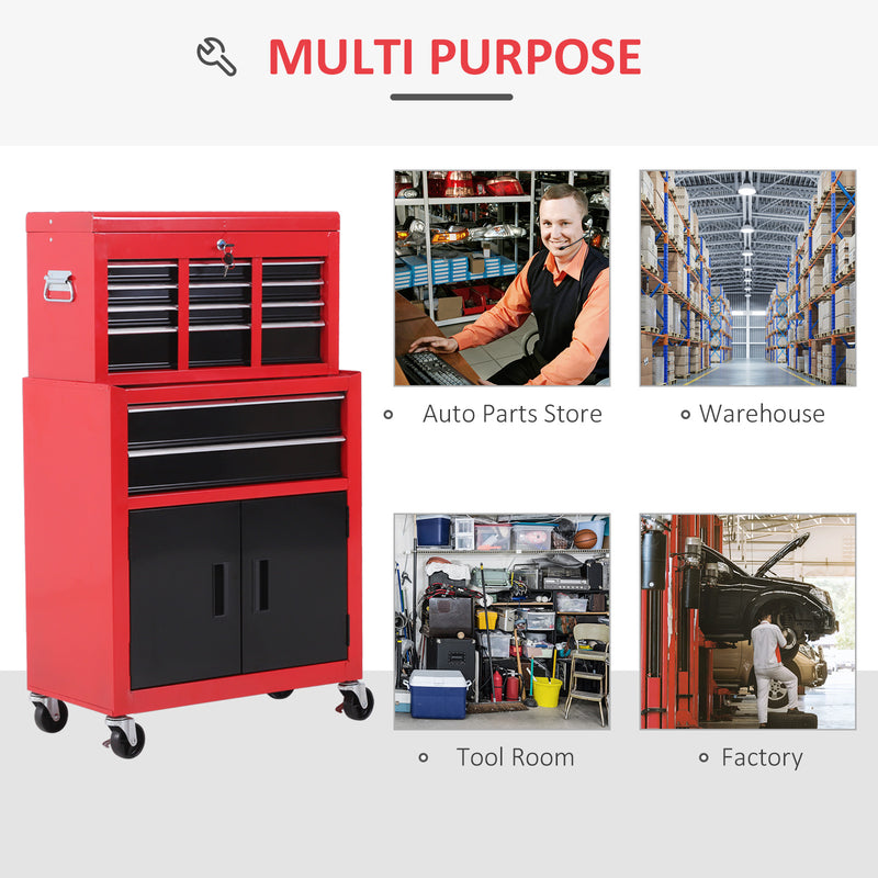 Large Storage Tool Chest on Wheels
