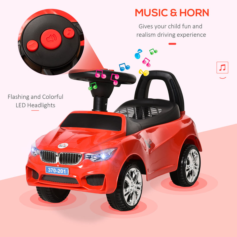 HOMCOM Baby Ride On Sliding Car - Red