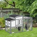 PawHut Deluxe Chicken Coop 140 x 67 x 88.5cm