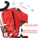 Baby Tricycle Stroller with Handle- Red