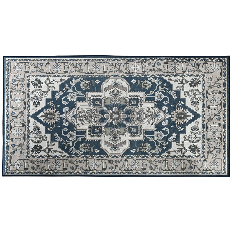 HOMCOM Area Rugs for Living Room Bedroom, Vintage Large Carpet, 80x150 cm