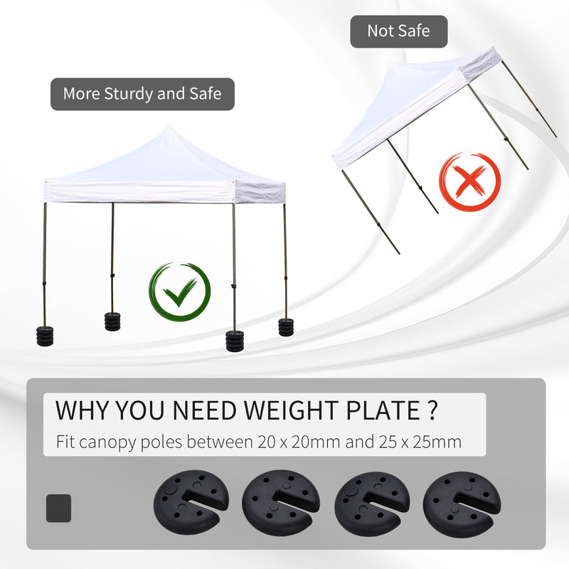 Outsunny Canopy Weight Plate