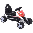 Kids Pedal Go Kart - Red & Black