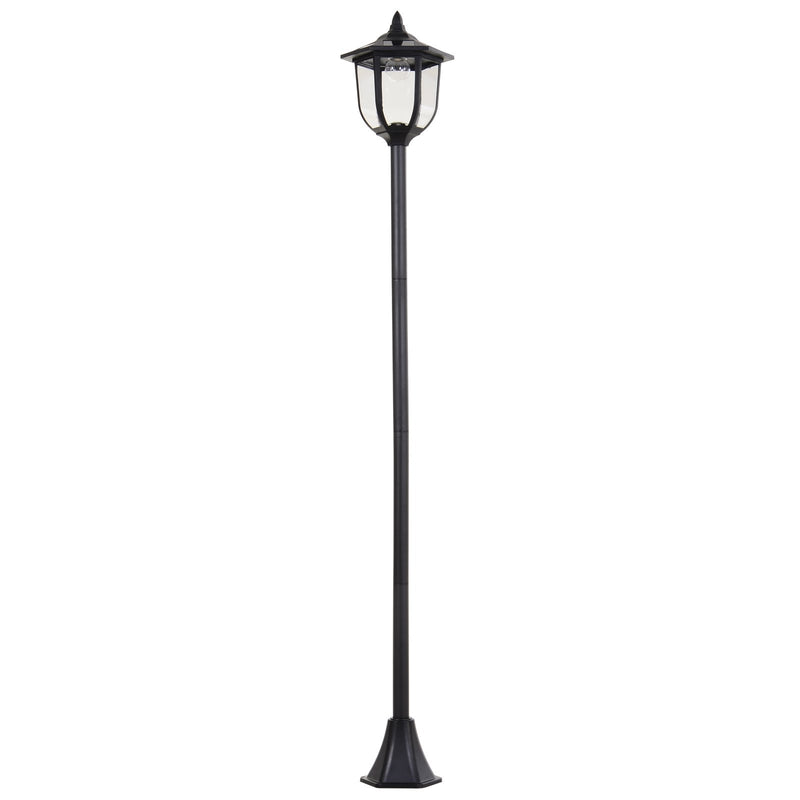 Outsunny Solar Torch Lights Outdoor Garden with 6 LED Auto On/Off 6-8 Hours