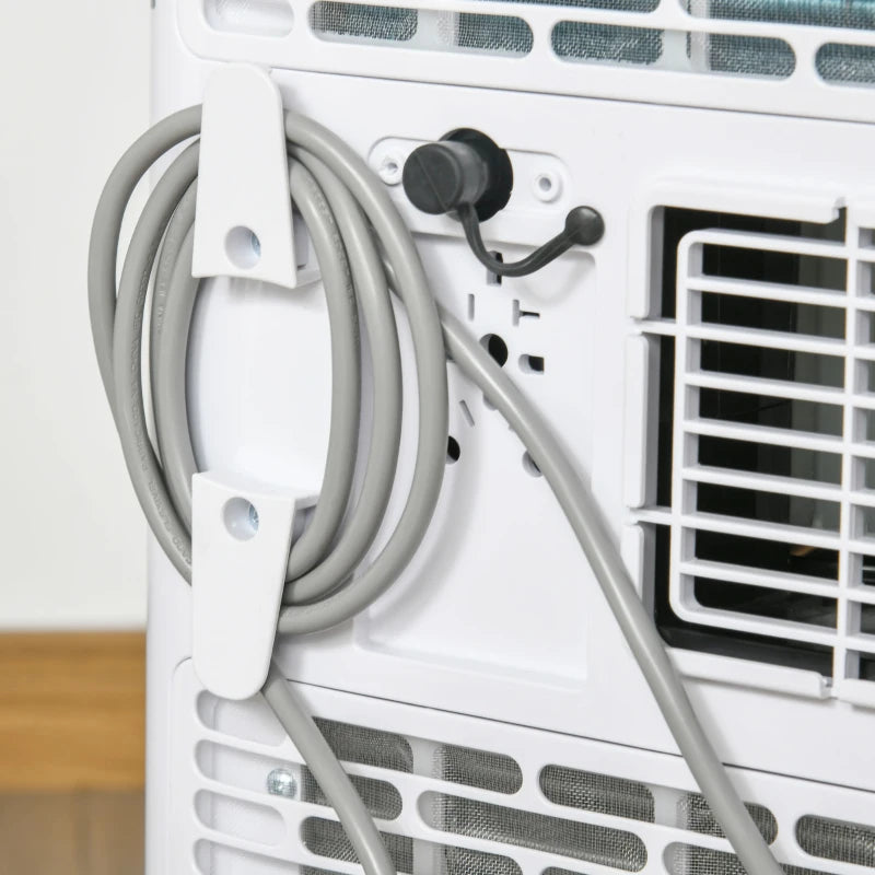 HOMCOM Mobile Air Conditioner Portable AC Unit - White