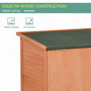 PawHut Wooden Rabbit Hutch