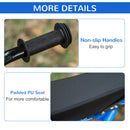 Kids Balance Bike 12" with Motorbike Look - Blue