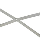 Outsunny Galvanised Steel Outdoor Raised Bed w/ Reinforced Rods, Light Grey