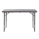 Folding Lightweight Picnic Table - Brown