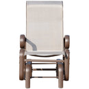 Outsunny Gliding Chair- Grey