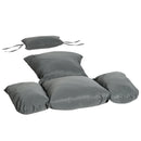 Outsunny Seat Cushion Set - Grey  (Chair Not Included)
