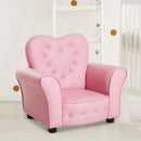 Heart Shaped Kids Sofa Chair - Pink