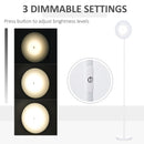 Homcom Tall Floor Lamp 171cm - White
