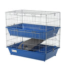 Pawhut Two Tier Small Animal Cage