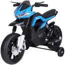 Kids Electric Ride On Motorbike Scooter 6V - Blue