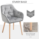 Velvet Touch Dining Chair - Grey