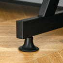 Computer Desk with Monitor Shelf and Storage R Shaped Gaming Study Writing Table for Home Office Brown Office