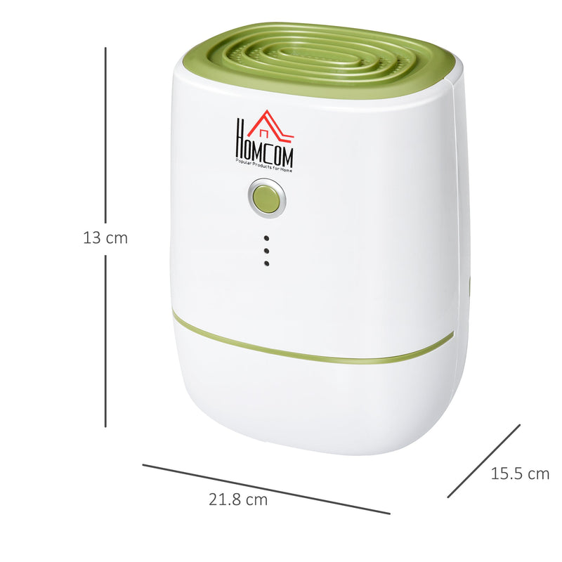 HOMCOM Portable De Humidifier 500ml - White
