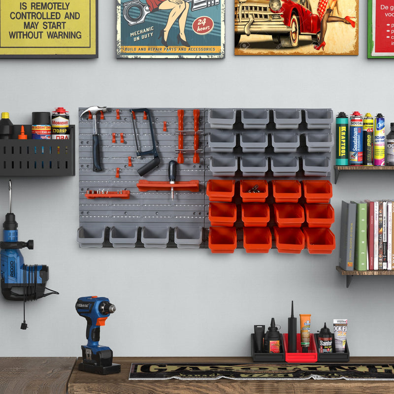 Storage Bins Parts Rack