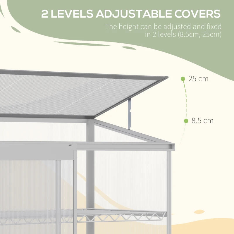 Outsunny Sun Plate 3-Tier Greenhouse