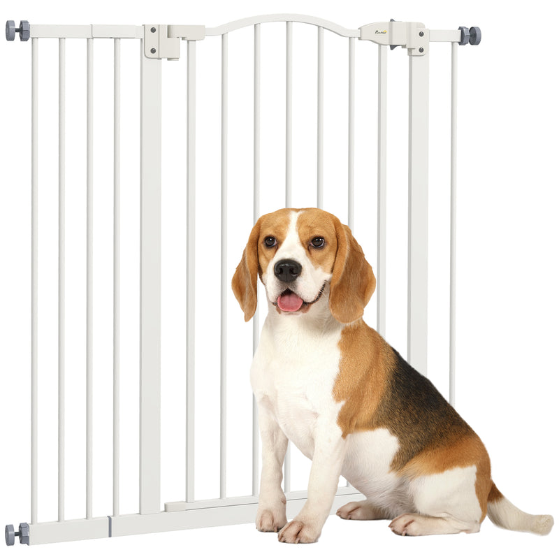 Extendable metal pet gate top