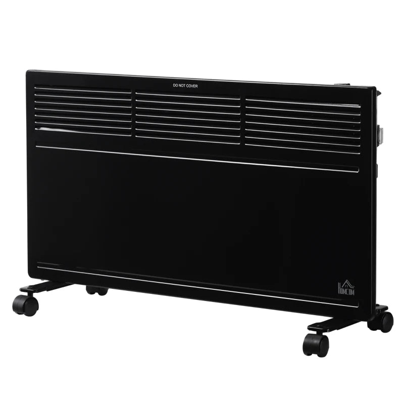 HOMCOM Home Savers Convector Radiator Heater Freestanding or Wall-mounted w/ Adjustable Thermostat