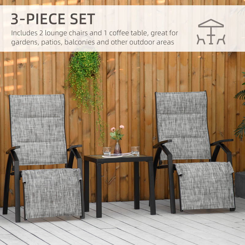 Outsunny-Lounge Chair Set