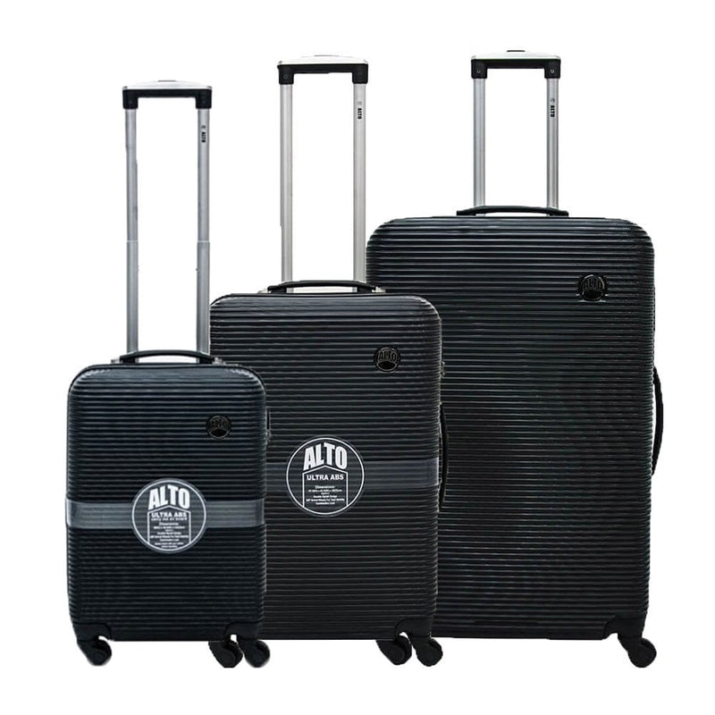 Alto Ultra ABS Luggage Suitcase - Black