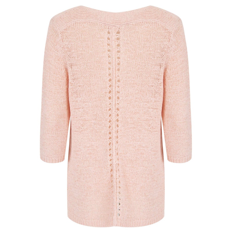 Amara Reya Pagent Tape Yarn Jumper - Rose
