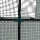 Outsunny 1.8 x 1.8 x 2m Polytunnel Greenhouse with Doors and Mesh Windows