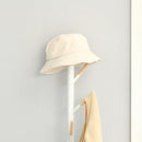 HOMCOM Coat Rack with 6 Hooks 174cm - White