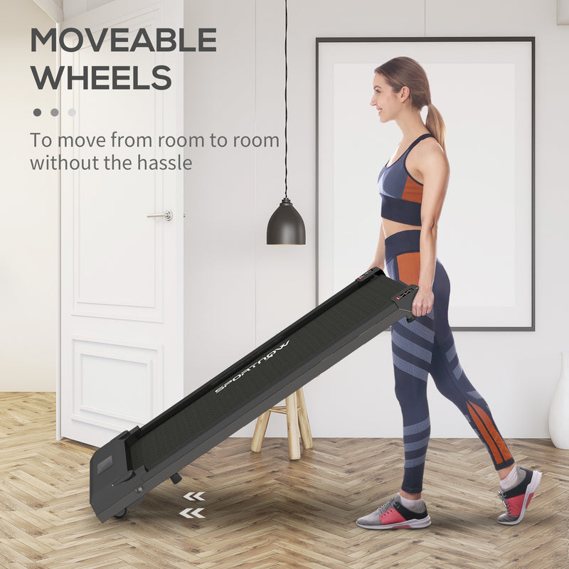 SPORTNOW Walking Pad, Under Desk Treadmill with Remote Control, LED Display