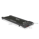 SPORTNOW Walking Pad, Under Desk Treadmill with Remote Control, LED Display