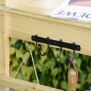 Outsunny Potting Bench Table 151L x 45.5W x 143Hcm