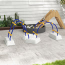 Outsunny Kids Climbing Frame with Climbing Arch, Triangle Climber, for 3-6 Years