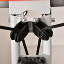 HOMCOM Folding Exercise Bike - White & Orange