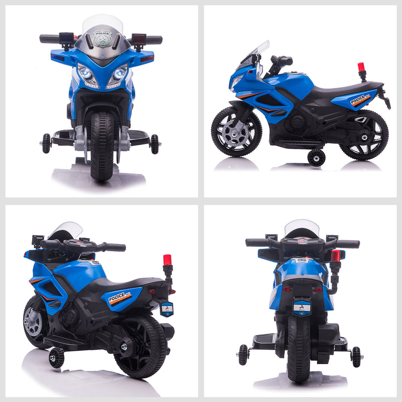 HOMCOM Kids Electric Ride On Motorcycke 6v - Blue